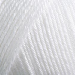 Cotton Glace 5ply 50gms 726 Blrached