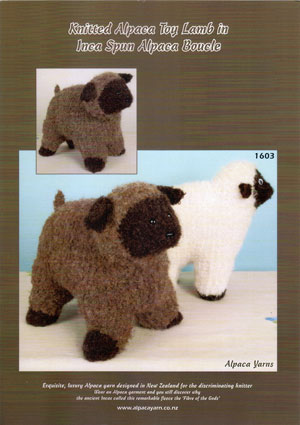 Lamb Toy Boucle Leaflet 1603