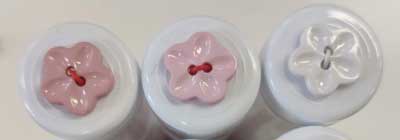 Terries 15mm S5077 66 Shiny Flower Pink
