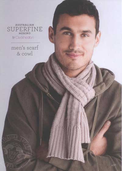 Men's Scarf And Cowl Leaflet 437