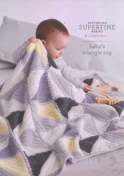 Baby's Triangle Rug Leaflet 440
