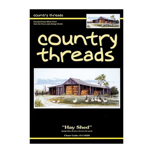 Country Threads Chart Fj-1020 Hay Shed