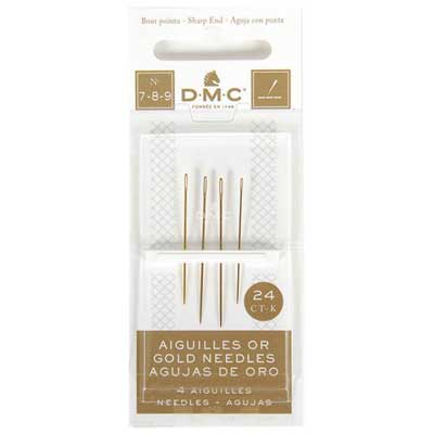 Embroidery Needles Gold 7-8-10 6133