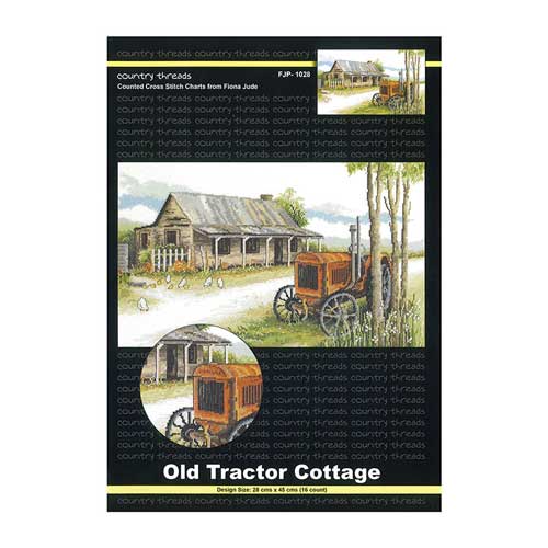 Old Tractor Cottage Chart Fjp-1028