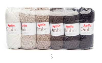 Ombre 4ply 150gms 5 Beige/brown