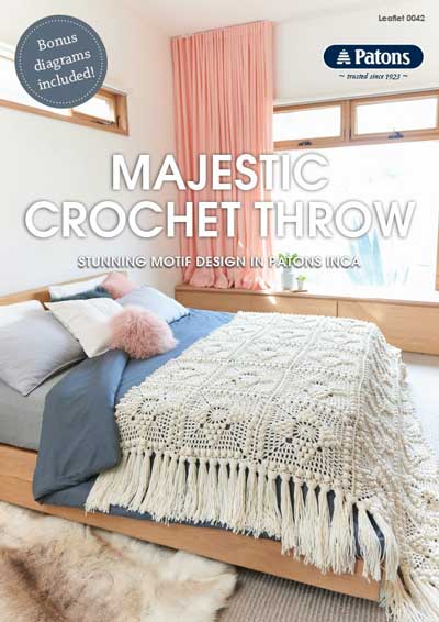 Majestic Crochet Throw 0042