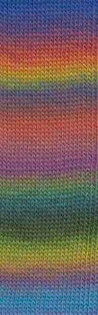 Mille Colori Baby 4ply 50gms 0050 Bright Rainbow