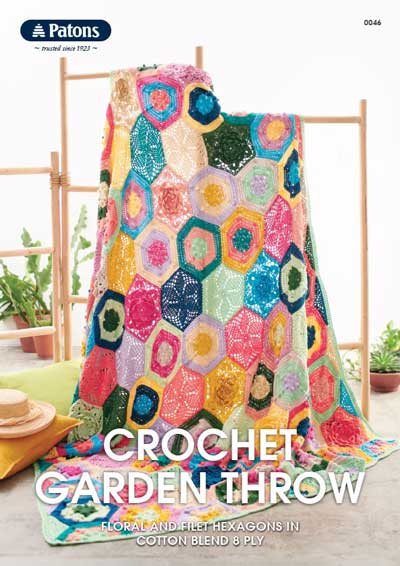 Crochet Garden Throw Leaflet 0046