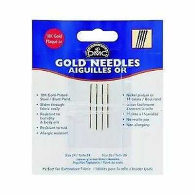 Tapestry Needles Gold 24/26