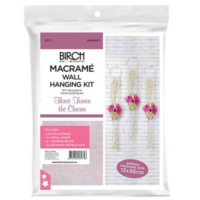 Macrame Plant Hanger Kit Mwhs09