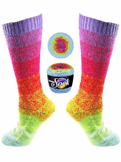 Painted Sock 4ply 100gms 105 Yellowstone 2x50g Cakes