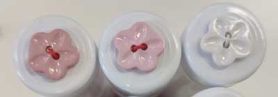 Terries 10mm S5077 69 Shiny Flower Vintage Pink