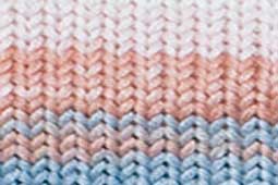 Candy 4ply 50gms 675 Salmon White Pearl Light Grey - Click Image to Close
