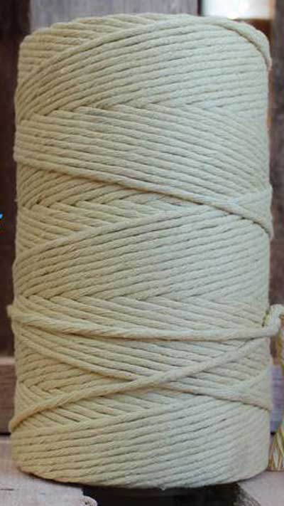 Macrame Cotton 4mm Single Twist 1kg 5