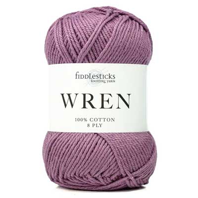 Wren 8ply 50gms 030 Mulberry