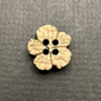 Terries 15mm S8553 00 4 hole coconut flower