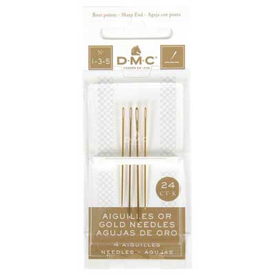 Embroidery Needles Gold 1-3-5 6132