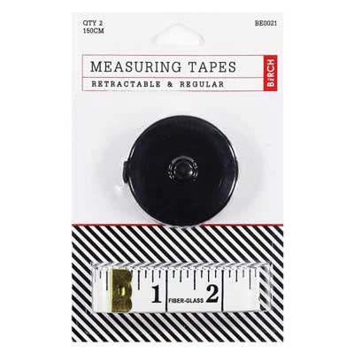 Measuring Tapes 2 Pack Be0021