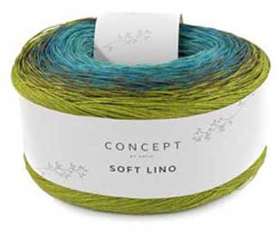 Soft Lino 4ply 150gms 607 Blue-green