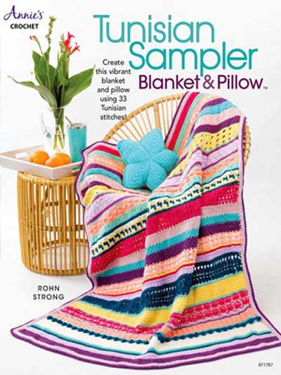 Tunisian Sampler Pillow & Blanket 871787