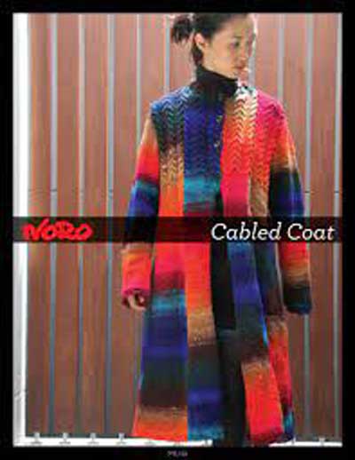 Noro Cabled Coat Nsl059