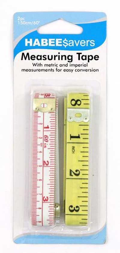 Habee Savers Tape Measure 2 Pack