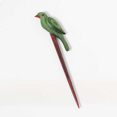 Flora Chirpy Parrot Shawl Stick 20929 - Click Image to Close