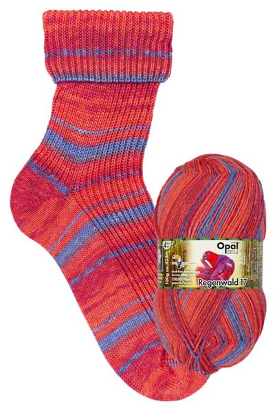 Opal Rainforest Sock 4ply 100gms 11092 Verena Defends All