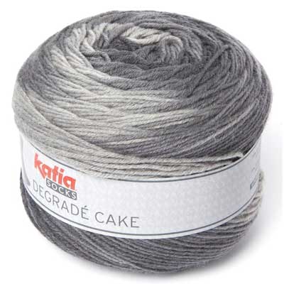 Degrade Cake Socks 5ply 150gms 85 Greys - Click Image to Close