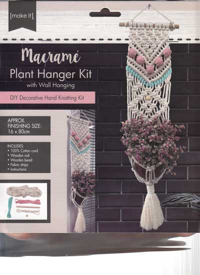 Macrame Plant Hanger Kit 141322