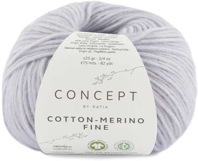 Cotton-merino Fine 5ply 25gms 86 Light Lilac