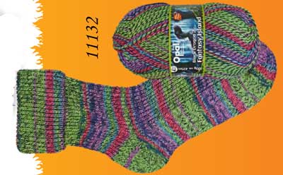 Opal Black Dragon Sock 4ply 100gms 11132 Mystical Forest