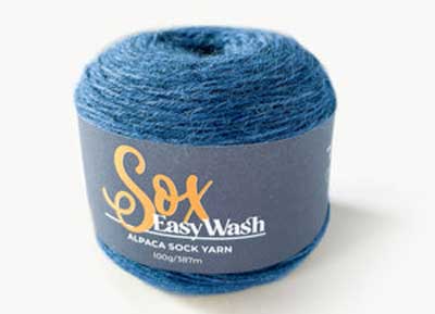 Sox Easy Wash 4ply 100gms 903 Kettle Dye Blue
