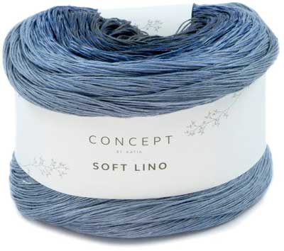 Soft Lino 4ply 150gms 611 Blue Grey