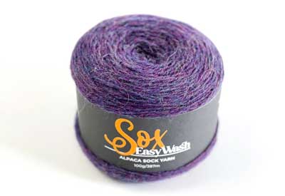 Sox Easy Wash 4ply 100gms 835 Purple Melange