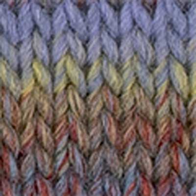 Azteca 10ply 100gms 7882 Ruby Red Leaf Green Blue Lilac