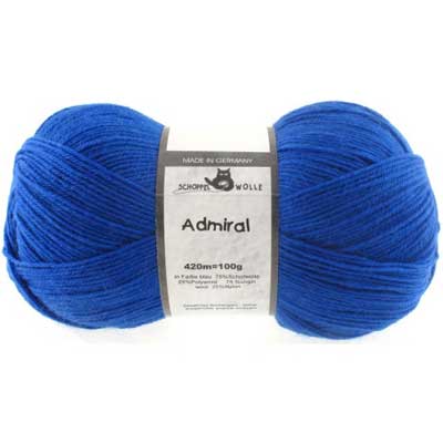 Admiral Solid 4ply 100gms 4401 Royal Blue