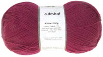 Admiral Solid 4ply 100gms 1774 Magenta