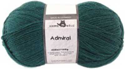 Admiral Solid 4ply 100gms 5900 Teal