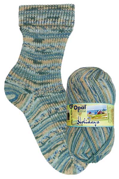 Opal Holidays Sock 4ply 100gms 11247 Coastal Romance
