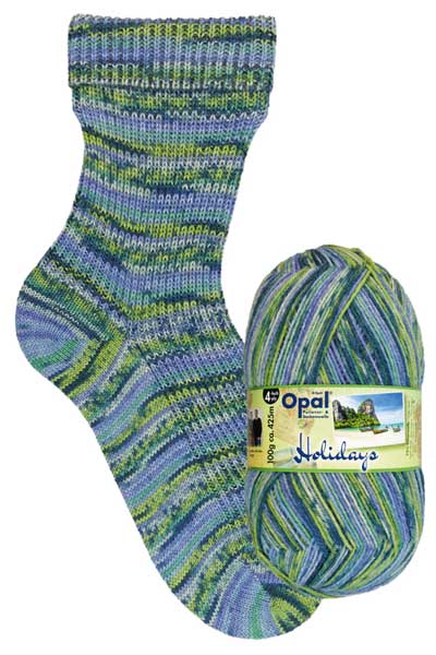 Opal Holidays Sock 4ply 100gms 11241 Oasis