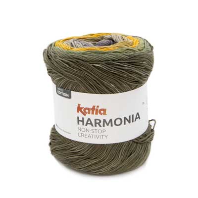 Harmonia 5ply 150gms 212 Lilac Yellow Grey
