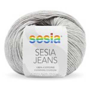 Sesia Jeans 4ply 50gms 0012 Silver Melange