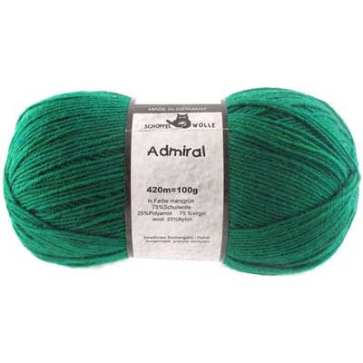 Admiral Solid 4ply 100gms 6601 Mars Green