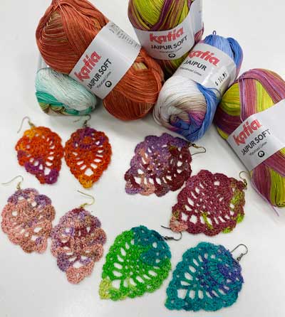 Crochet Earrings 13dec23 1-3.30pm