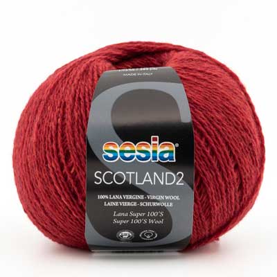 Scotland2 4ply 50gms 0163 Red