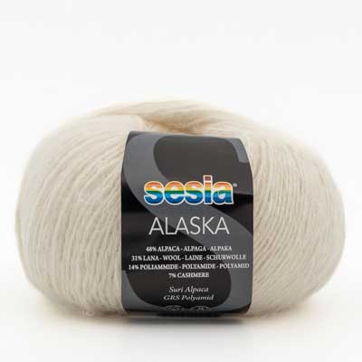 Alaska 8ply 50gms 0080 Cream