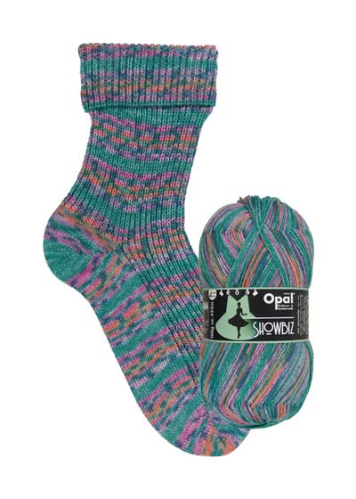 Opal Showbiz Sock 4ply 100gms 11392 Spotlight