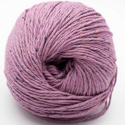 Gossypium Cotton Tweed 8ply 50gms 14 Heather Purple