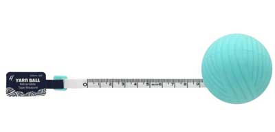 Yarn Ball Tape Measure Blue